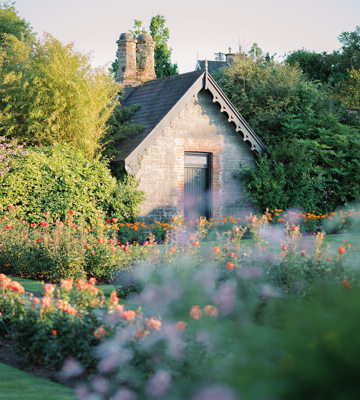 Interior Walled Garden at Dromoland Castle in County Clare