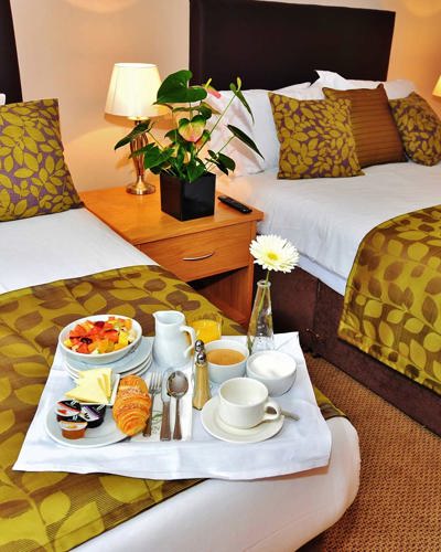Breakfast at The Rine Hotel Deluxe Rooms