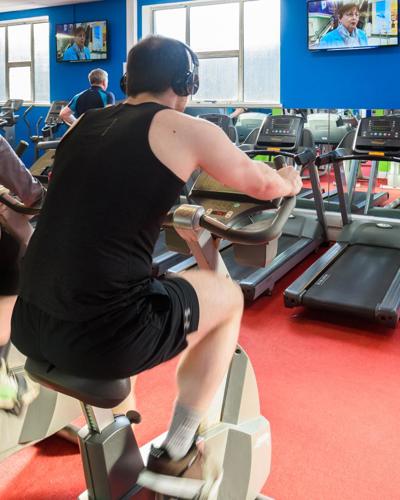 Modern fitness center at The Rine Hotel Clare