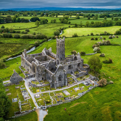 Explore Quin Abbey in County Clare while staying at The Rine Hotel near Ennis